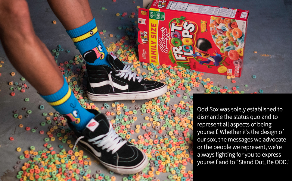 fruit loops, socks, fun socks, odd sox, 