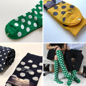Men''s Dress Socks Polka Dots Socks