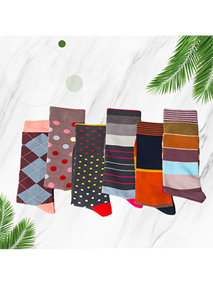 Colorful fun socks