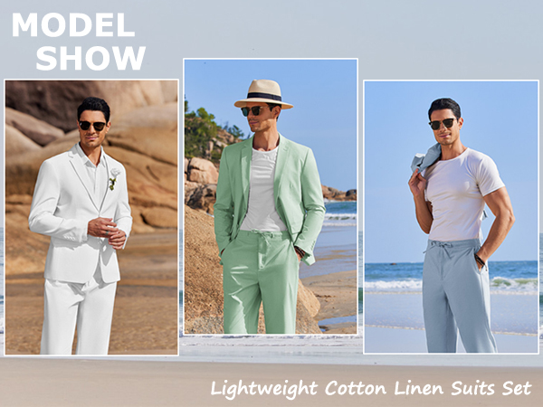 mesn linen outfits