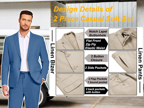 mens 2 piece suits