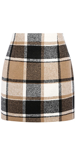 plaid mini skirts