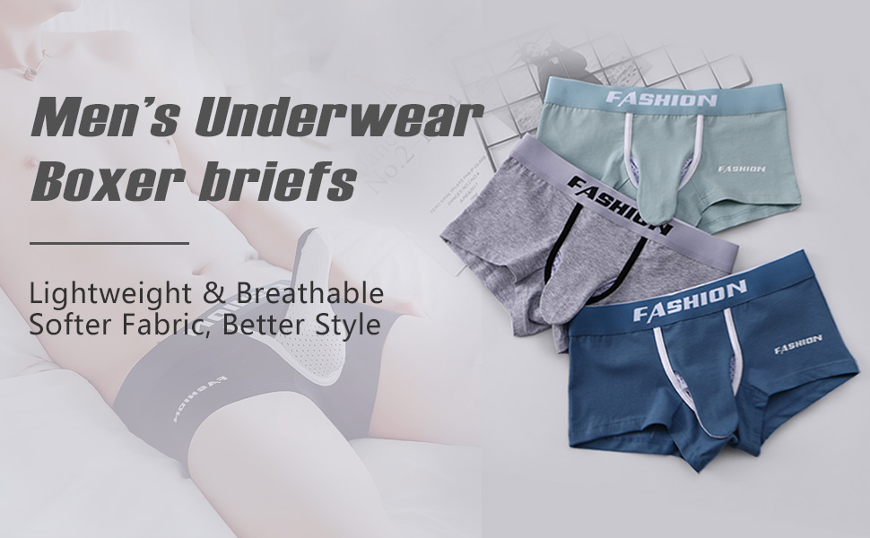 men&#39;s underwear boxer briefs lightweight &amp; breathable softer babric better style
