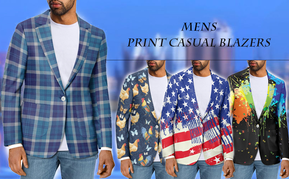 Sport Coat for Men Casual Mens Blazers Mens Blazers Jacket Slim Fit One Buttons Business Blazers