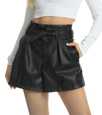 fahsyee leather skirt