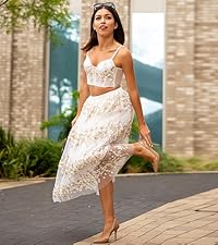 mesh tulle midi skirt