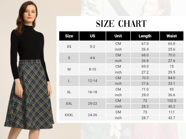 tartan skirt