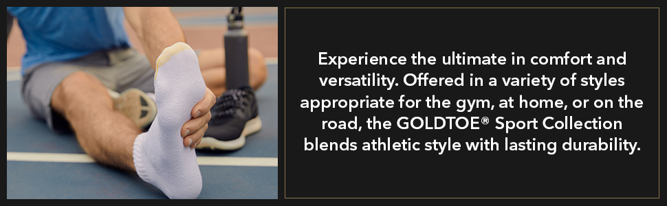 GOLDTOE Sport collection; men sport socks