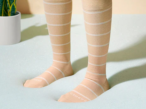 Bombas Stylish Easy xxl Accessories Grade Apolla Merino Wide Calf Stocking Support Footless Cute No 