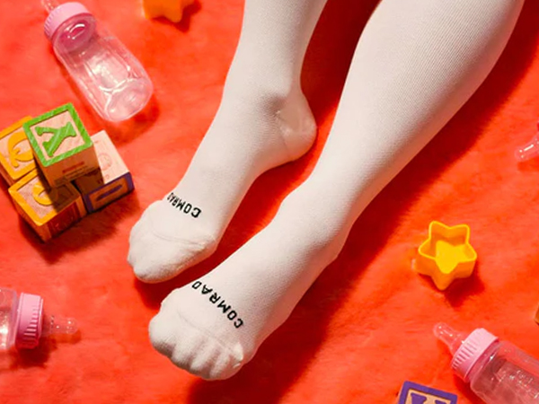 Bombas Stylish Easy xxl Accessories Grade Apolla Merino Wide Calf Stocking Support Footless Cute No 
