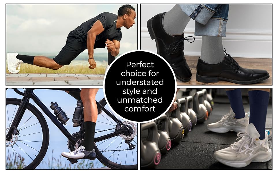crew socks perfect for training and casual formal attire