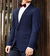 Mens Floral Suit Jacket
