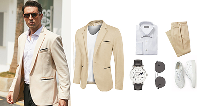 Mens Casual Blazer Suit Jackets