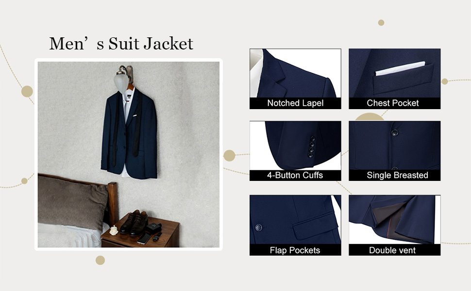 Navy men''s blazer
