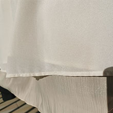 silky fabric pleated skirt