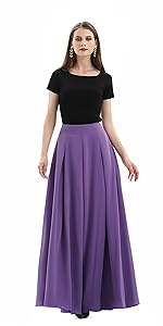 Purple chiffon Skirts For Women In Tahiti