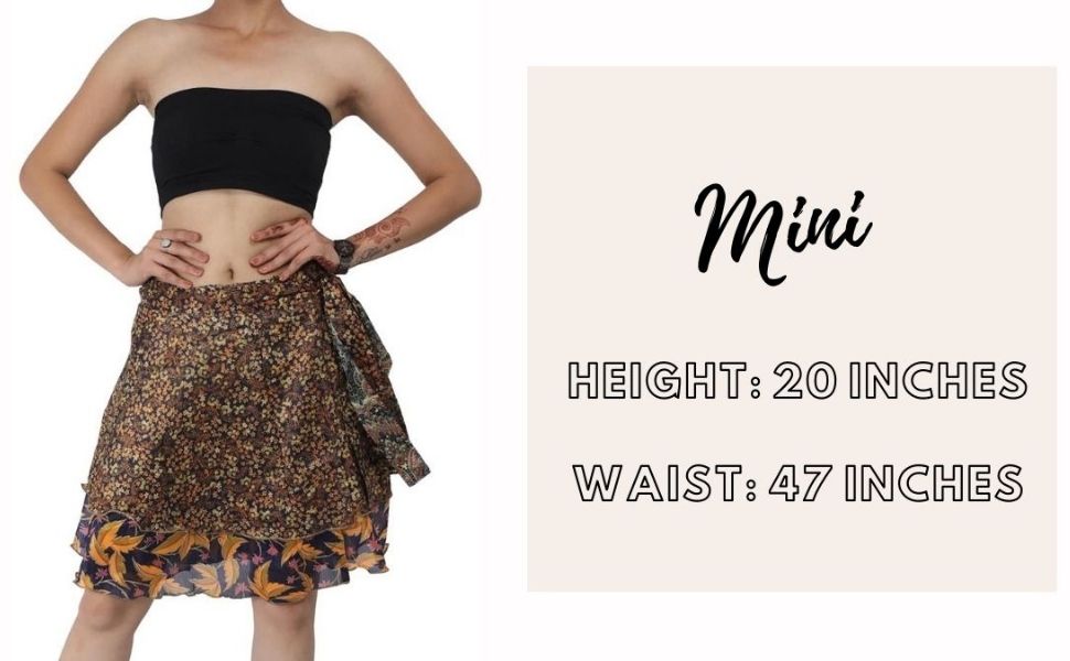 mini wrap skirts