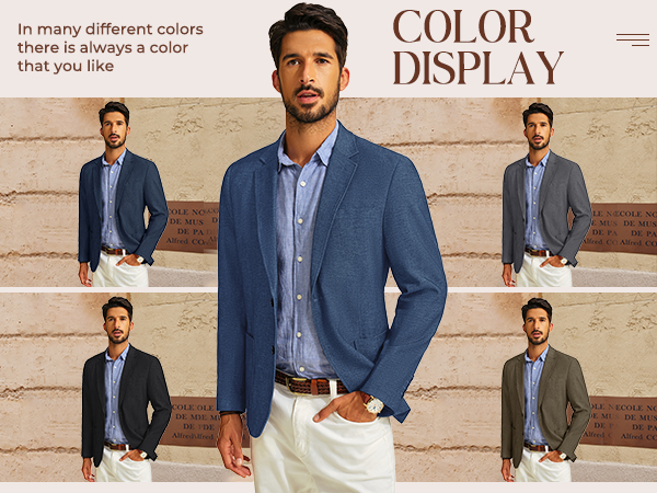 Lightweight Two Button Suit Jacket