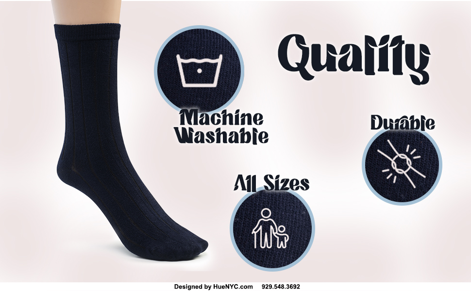 High quality bamboo crew socks