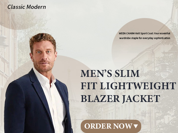 slim fit blazer for men