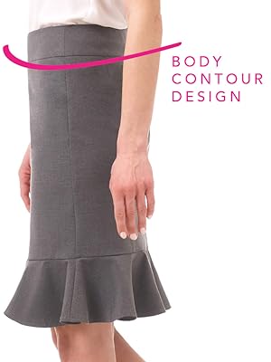 photo showing the skirt and the body contour design
