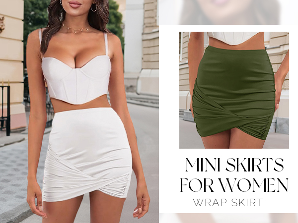 white skirt