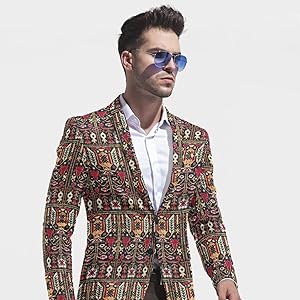 Printed Blazer