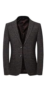 Tweed dark color casual sport coats& suit jackets