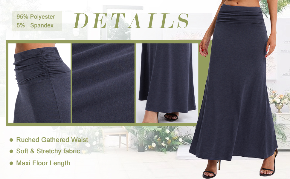 maxi skirts for women summer