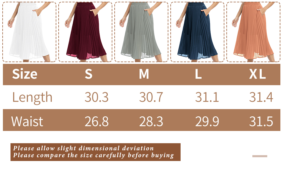 skirt size