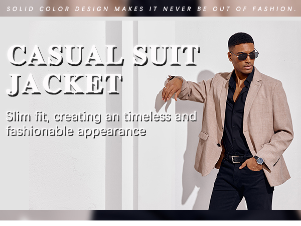 notched lapel long sleeve fall suit jacket