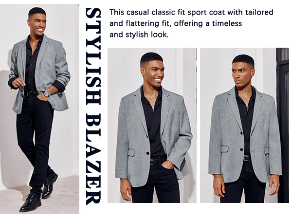 casual blazer jacket for men