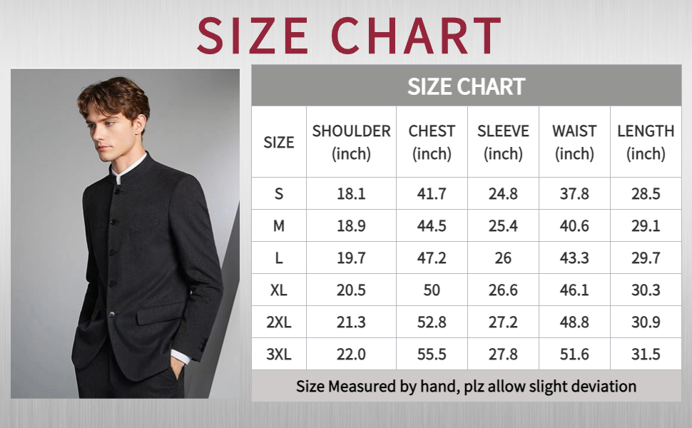 AIFARLD Stand Collar Suit Jackets