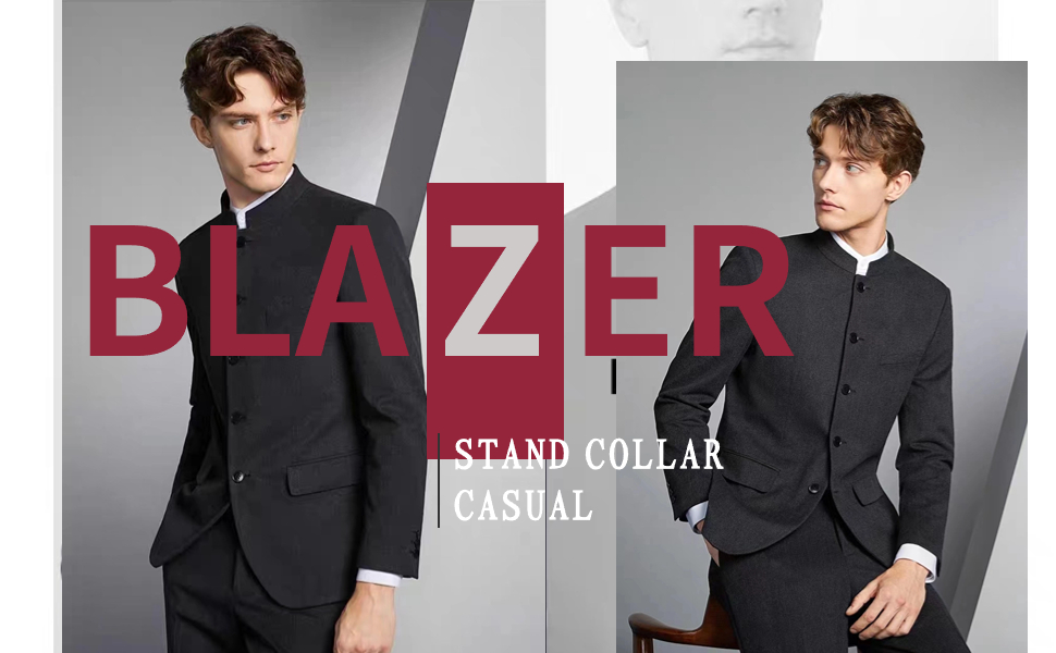 AIFARLD Stand Collar Suit Jackets