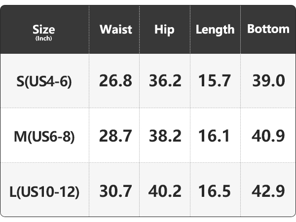 Size Chart 786211 phone