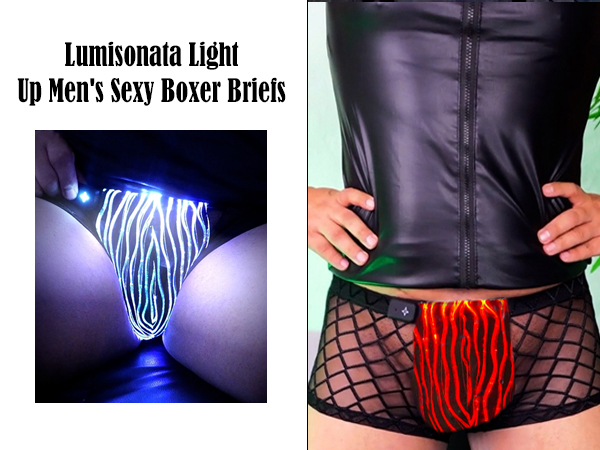 Men''s Led Sexy Boxer Briefs