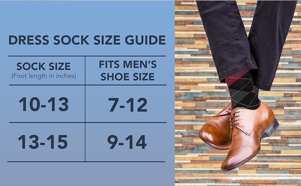 Dress socks men work business argyle gift boyfriend birthday fathers day