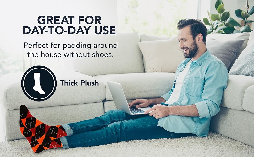 Dress socks men work business argyle gift boyfriend birthday fathers day