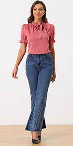 Tie Neck Blouse