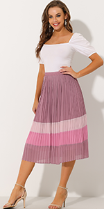 Chiffon Pleated Skirt