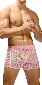 See through shorts