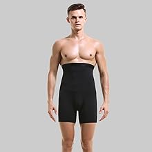 Men''s Tummy Control Shapewear High Waist Body Shaper Slimming Underwear Shorts Belly Girdle Fly