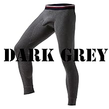 Men''s Thermal Underwear Pants Thermal Bottoms Long Johns Bottoms Dark Grey