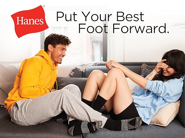 Hanes put your best foot forward mens socks