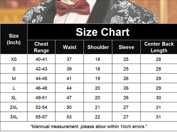 Men''s Floral Tuxedo Jacket