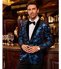 Stylish Suit Blazer Jacket for Dinner Party Wedding Prom