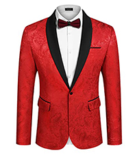 Mens floral tuxedo jacket