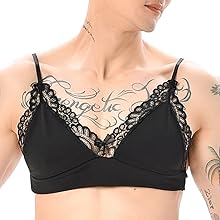 sissy bra men lace