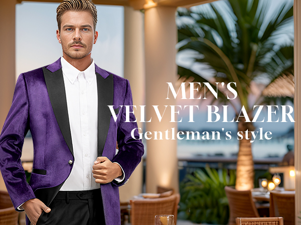 Men''s Velvet Suit