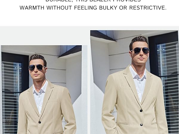 Runcati Mens Casual Blazer Sport Coat